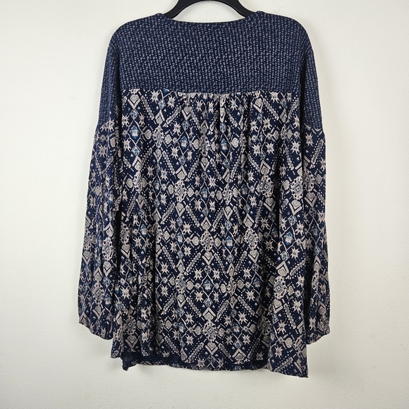 LUCKY BRAND Size 2X Long Sleeved top Blouse - Picture 6 of 7